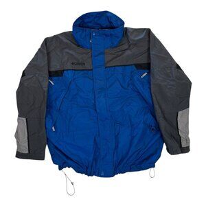 Vintage Columbia Jacket Men’s Size XL Blue Gray Interchangeable Core